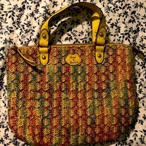 Vintage Juicy Couture Rainbow Woven Purse Y2K